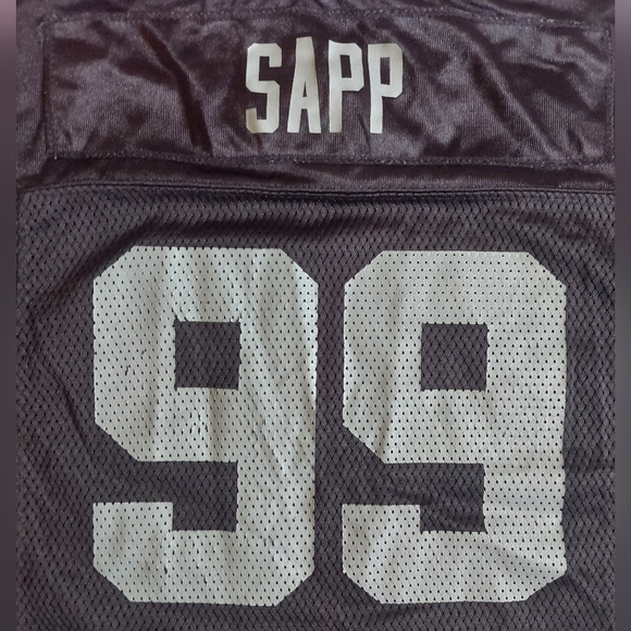 Y2K Warren Sapp #99 Oakland Raiders Jersey - Picture 7 of 9